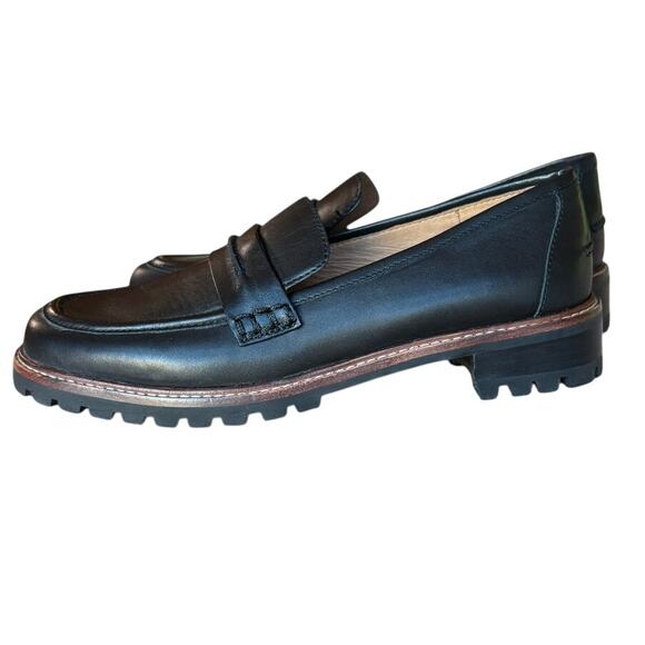 Madewell The Corinne Black Lug Sole Loafers Versatile Updated Classic size 9 - Picture 3 of 16